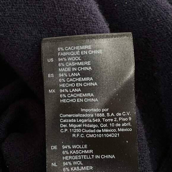 Sandro Cashmere Wool Stripe Midi Knit Sweater Bryone Dress Preppy Paris Academia - Picture 10 of 14